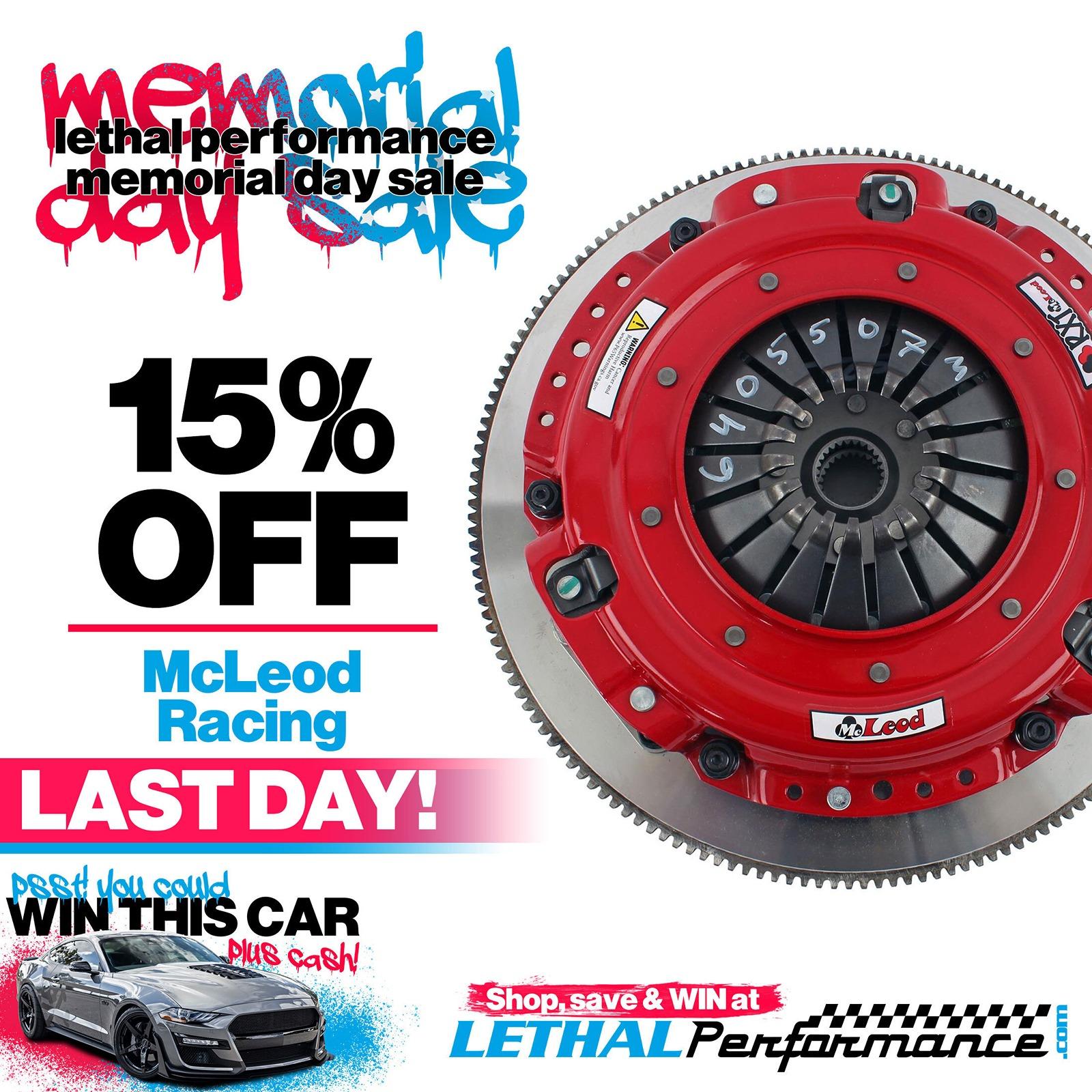 S650 Mustang MEMORIAL DAY SALE 2024 at Lethal Performance! McLeod_lastday
