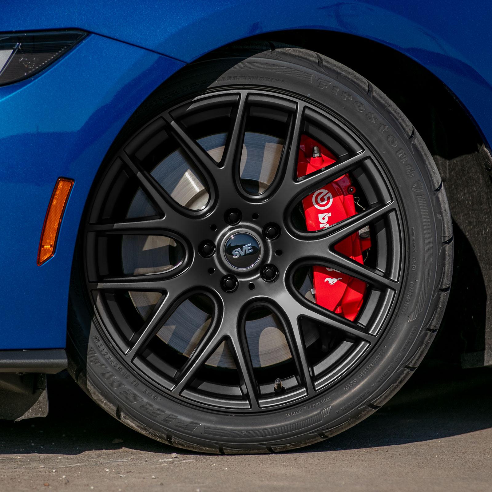 S650 Mustang 2024 Atlas Blue Mustang GT On SVE Drift Wheels MHP1_2024_FlatBlack_OC_4