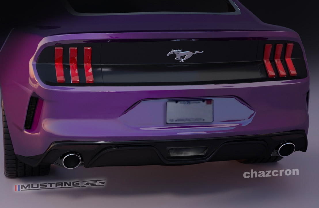 S650 Mustang chazcron weighs in... 7th gen 2023 Mustang S650 3D model & renderings in several colors! MoarRear