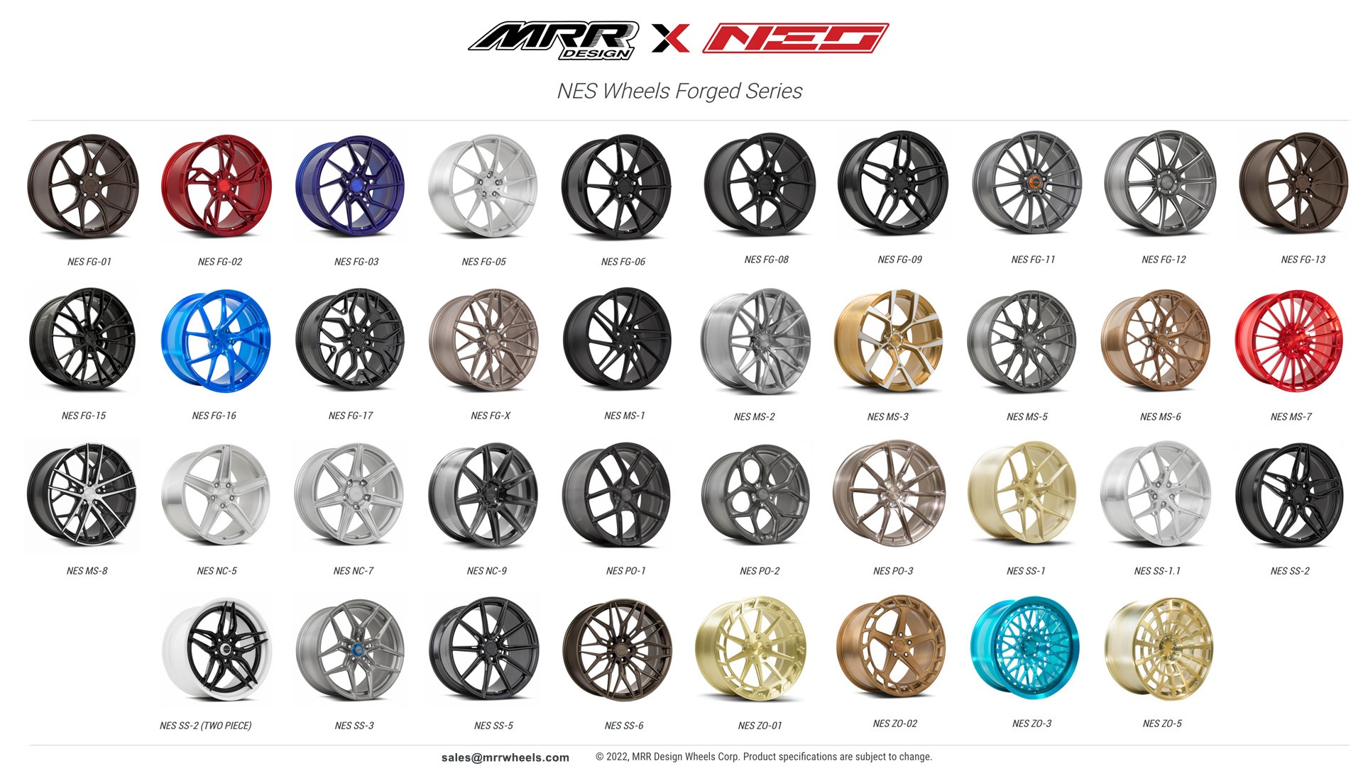 S650 Mustang New** NES Forged Wheels by MRR Design 1pc and 2pc MRRXNES-MENU-FORUM1