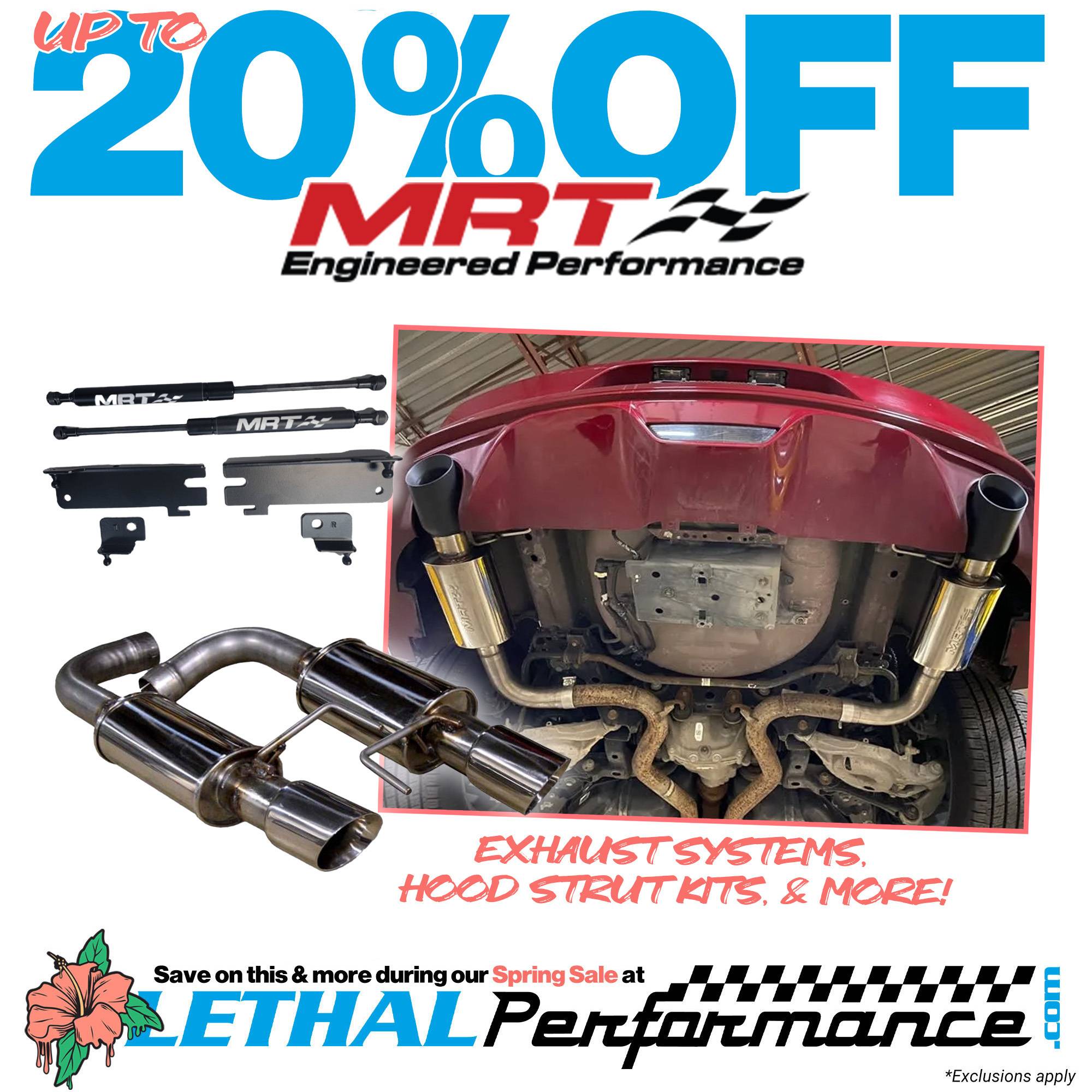 S650 Mustang Up To 20% OFF MRT here at Lethal Performance! mrt spring sale  mustng (1)