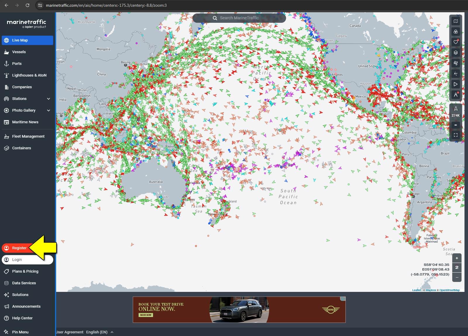 S650 Mustang Tracking your Mustang between Baltimore & Australia MT1