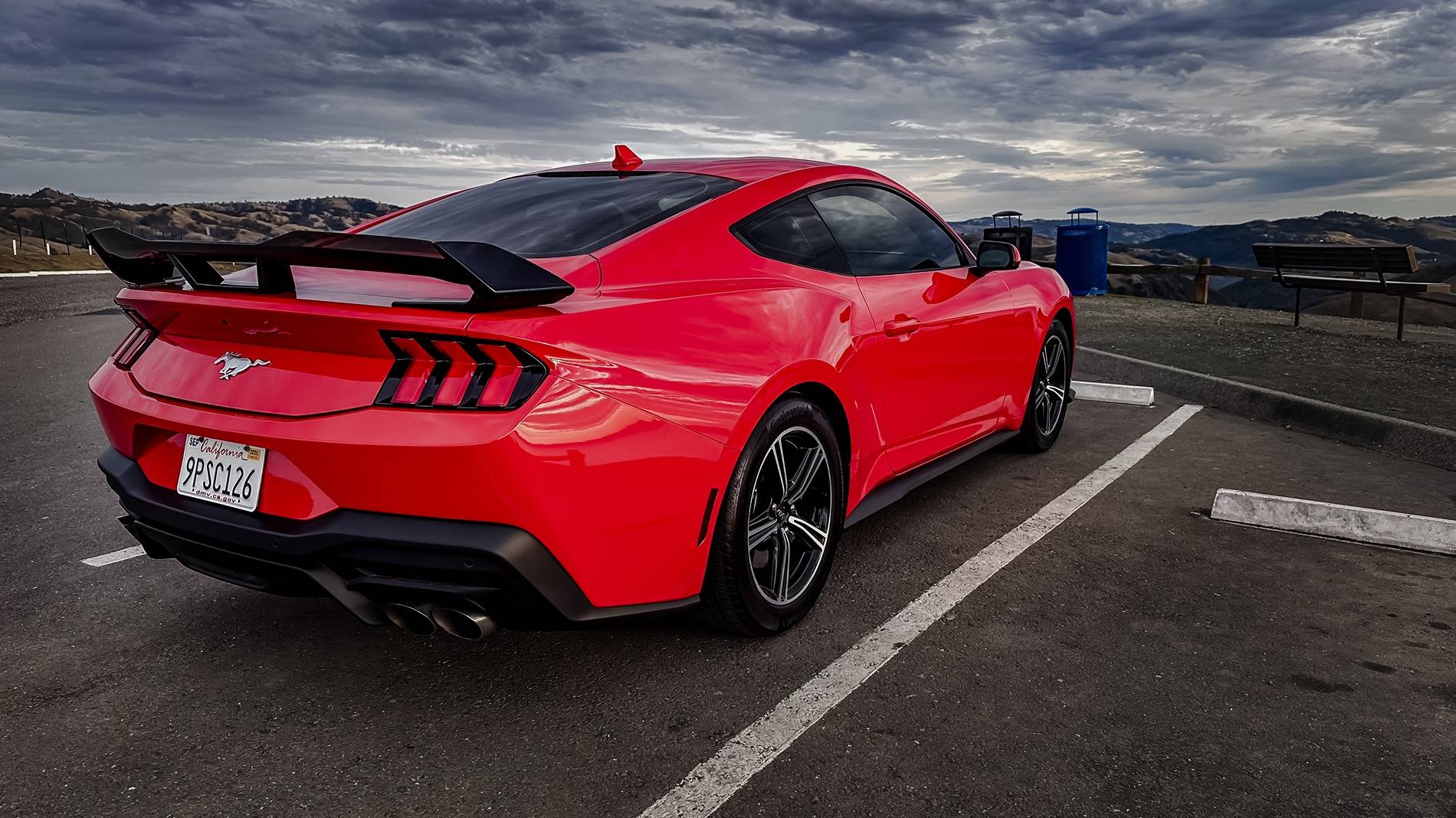 S650 Mustang Photoshoot of my Race Red S650 in Sierra Mountains Mustand moody - 12