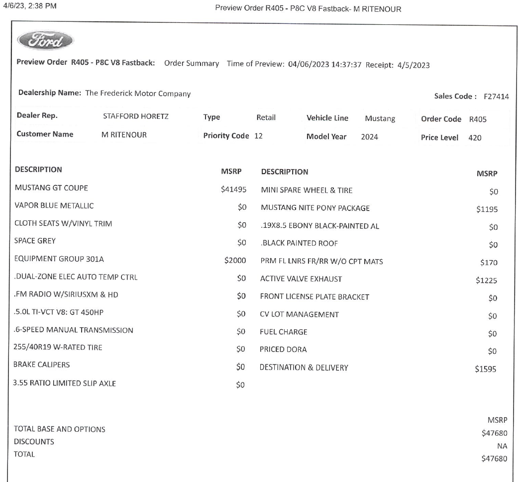 S650 Mustang 2024+ Mustang S650 Orders Tracking List & Stats [Enter Yours!] Mustang Build Sheet.PNG