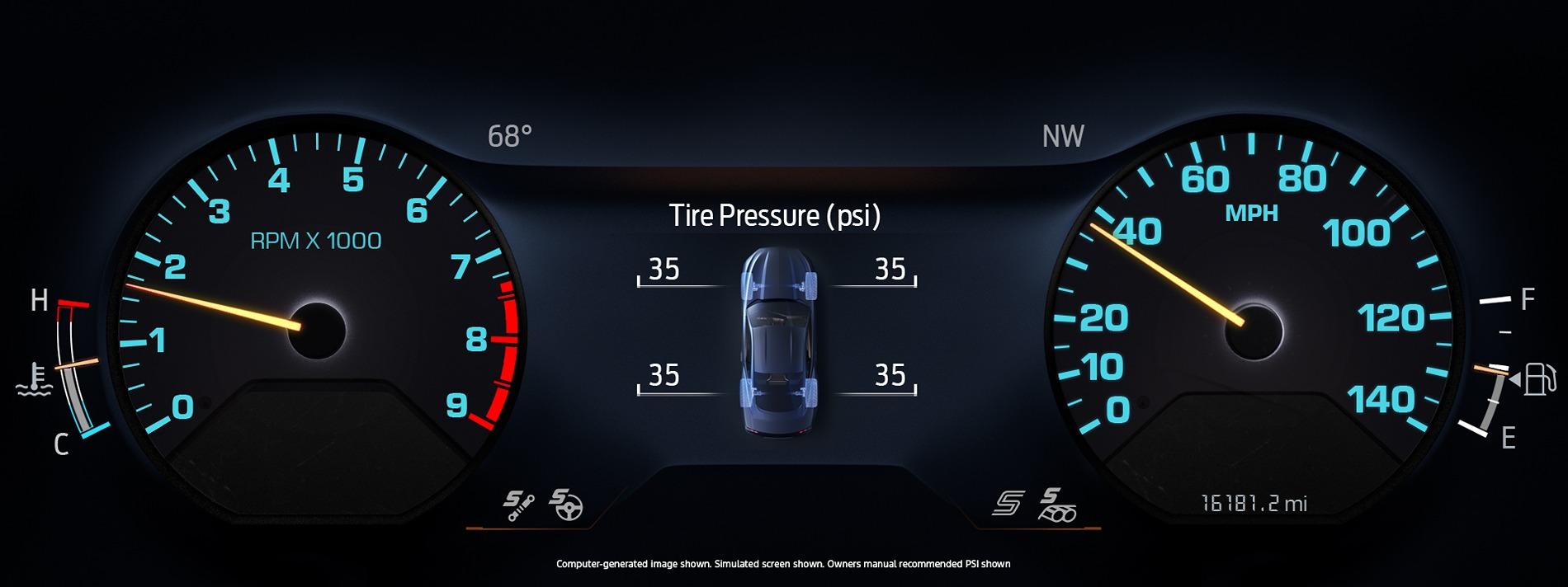 S650 Mustang Mustang 60th Anniversary Package: Now in Iconic Brittany Blue. Mustang Owners Gain Another Heritage Gauge Cluster Design Mustang Heritage Gauge Cluster 2 Night