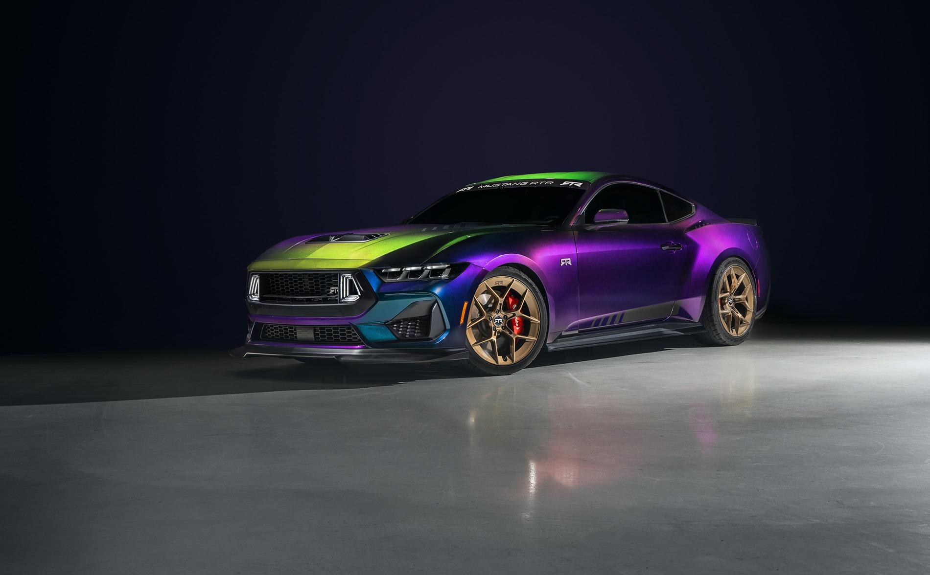 S650 Mustang RTR Vehicles Brings Back Iconic Mystichrome with New Paint to Sample Program Mustang RTR Mystichrome-1