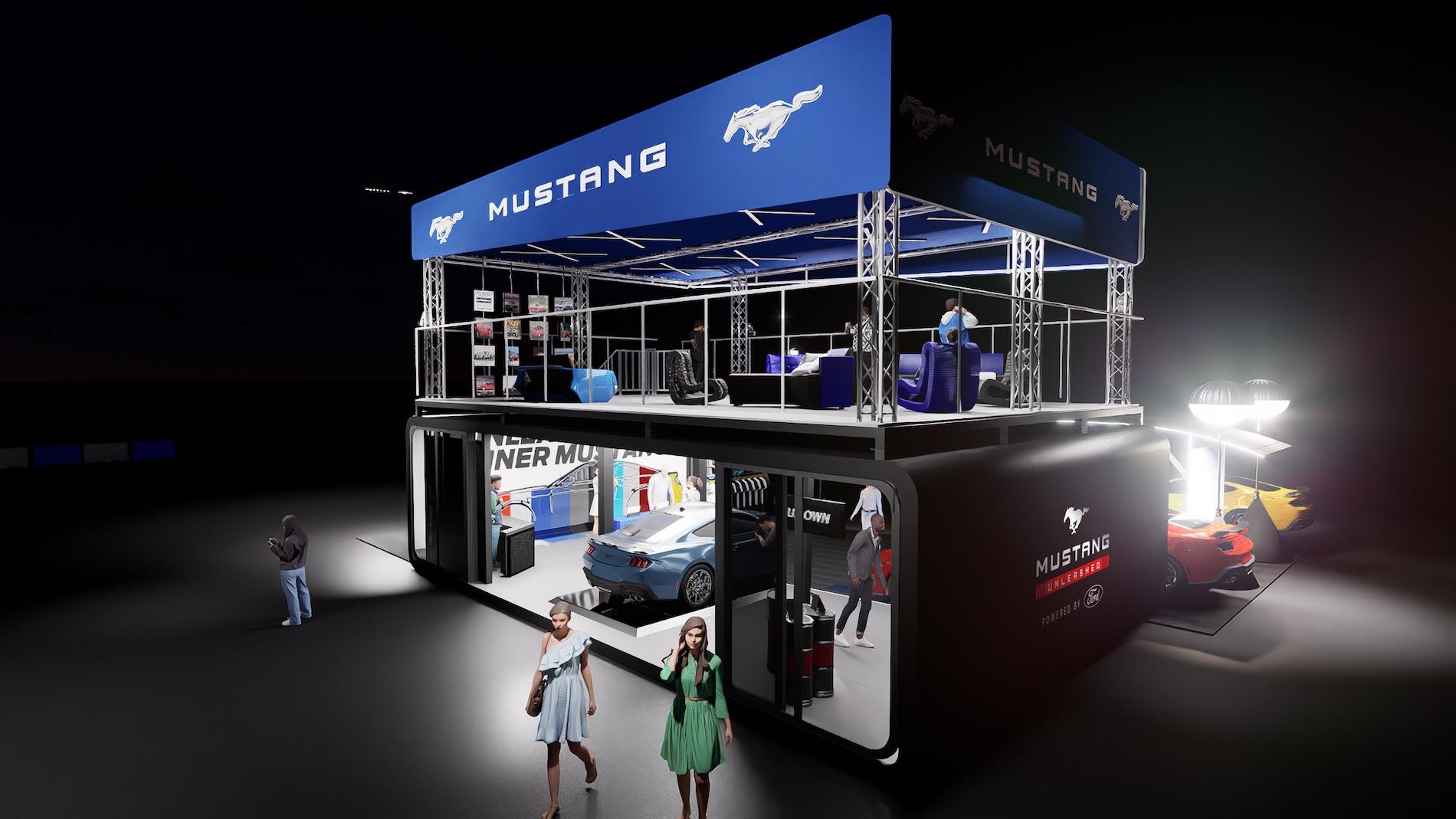 S650 Mustang "Mustang Unleashed" national demo tour announced to celebrate Mustang's 60th Birthday. Registration now open Mustang Unleashed Render 1