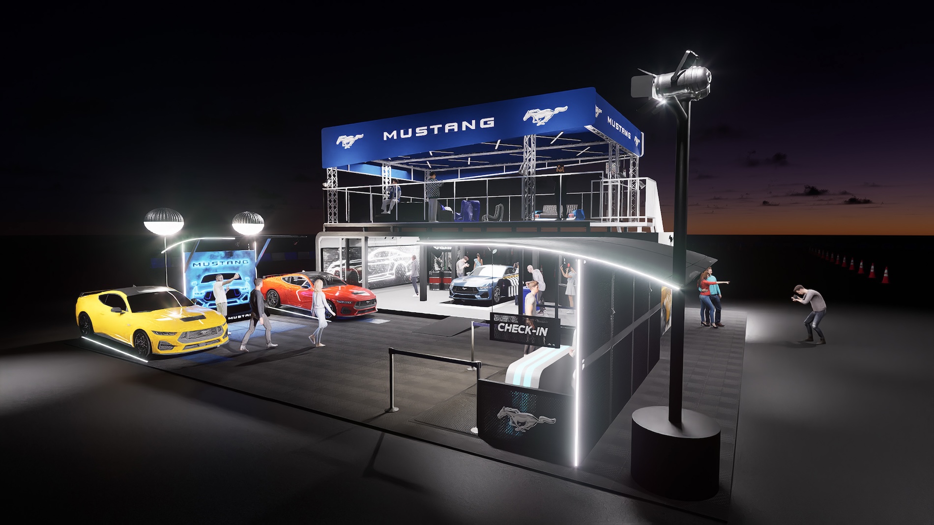 S650 Mustang "Mustang Unleashed" national demo tour announced to celebrate Mustang's 60th Birthday. Registration now open Mustang Unleashed Render 7