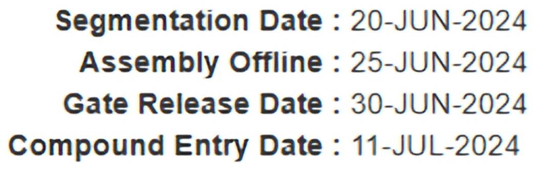 S650 Mustang 2024 Mustang Australia (AU) Pricing and Timing Schedule Mustang - VISTA Dates