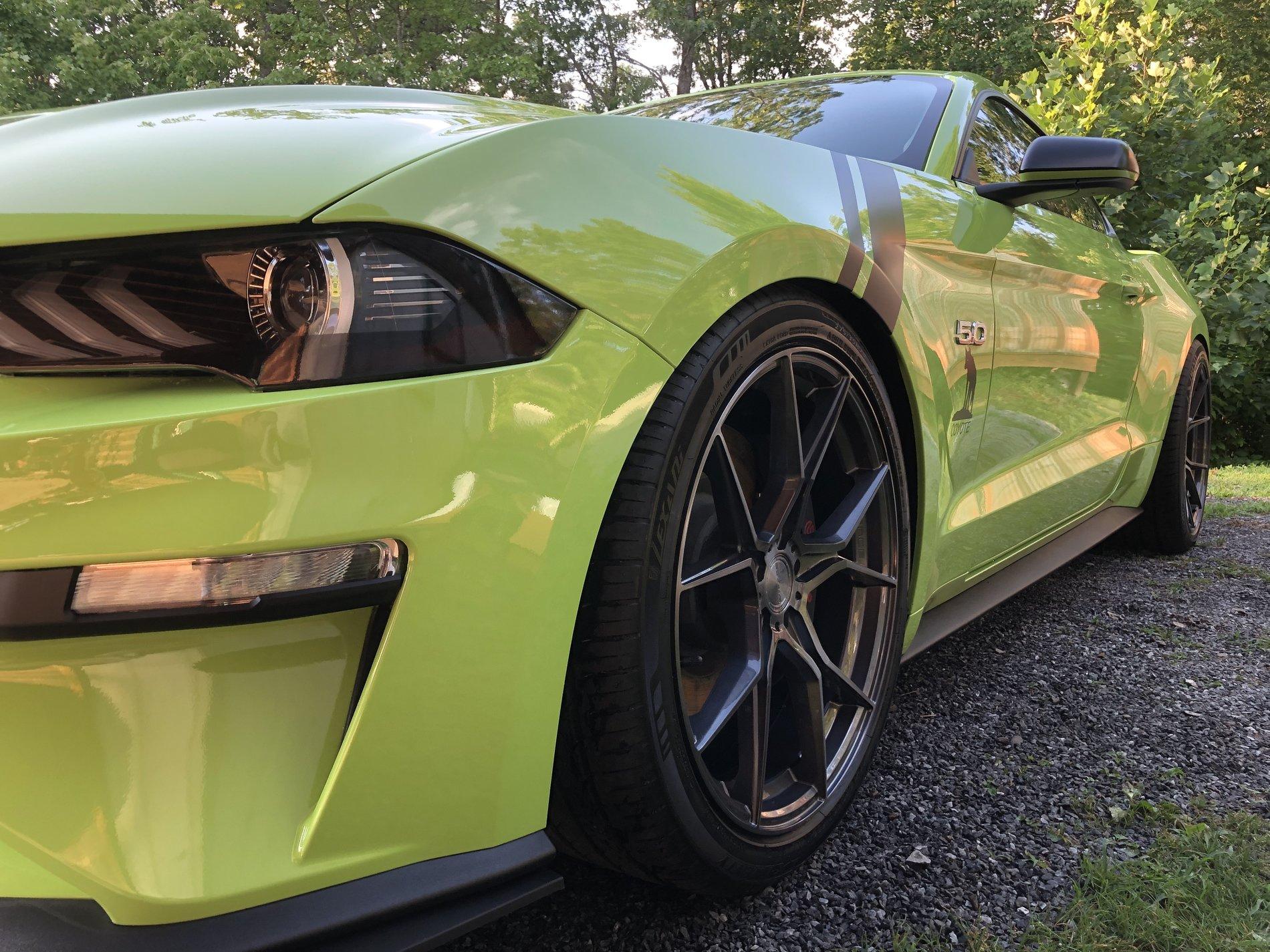 S650 Mustang Authorize Dealer Stance: Rotary Forged SF Series Wheels For Mustang S650 Mustang-with-steeda-springs 2