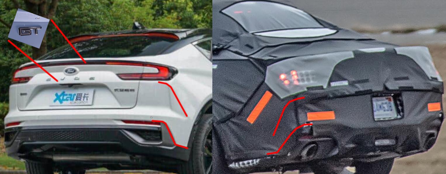 S650 Mustang S650 Mustang GT gets new badge design and loses black trunk trim - revealed in latest Stampede teaser mustang7rear