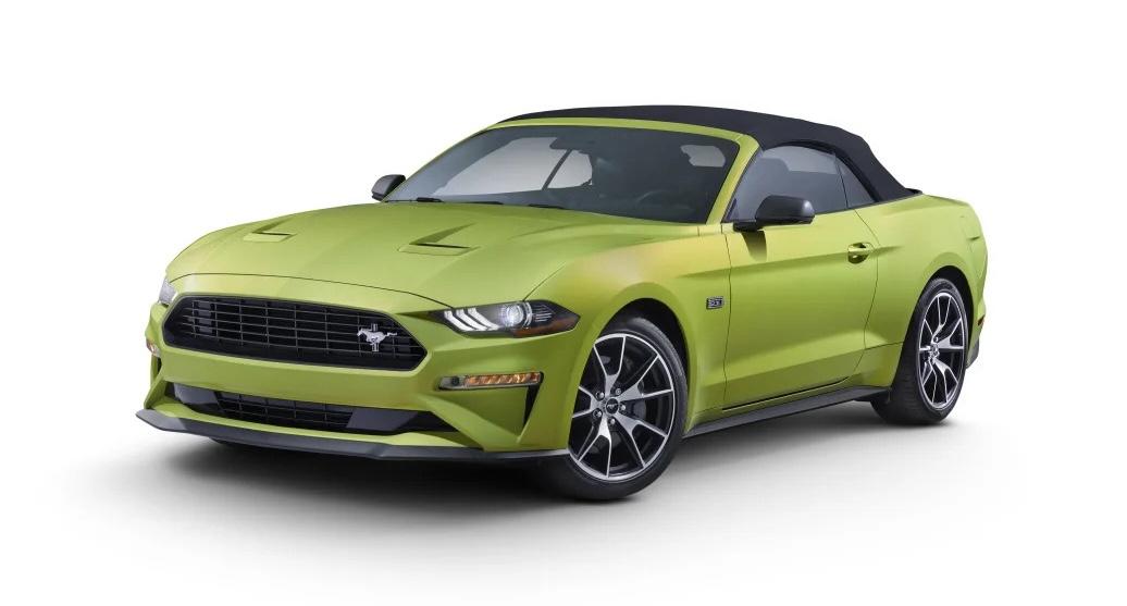 S650 Mustang Factory Vinyl Wrap Service Launching for 2024 Mustang MUSTANG_3Q_FRONT_WRAP