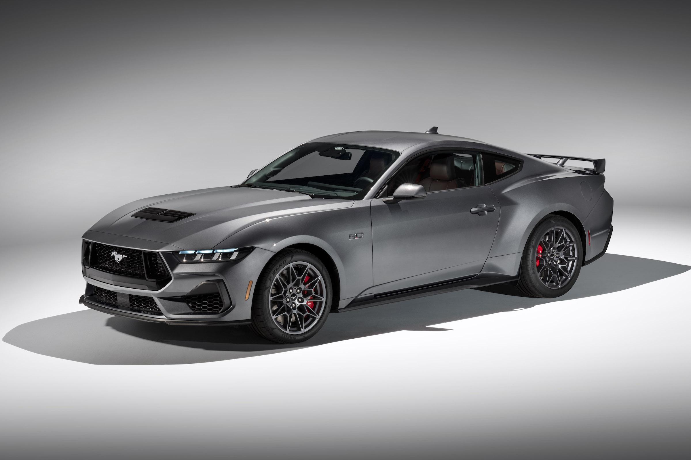 S650 Mustang Every 2024 Ford Mustang Color Everywhere All At Once Mustang_Carbonize_Gray