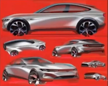 S650 Mustang S650 Mustang design / styling first-hand description 🕵🏻‍♂️ mustangS650_sketch3