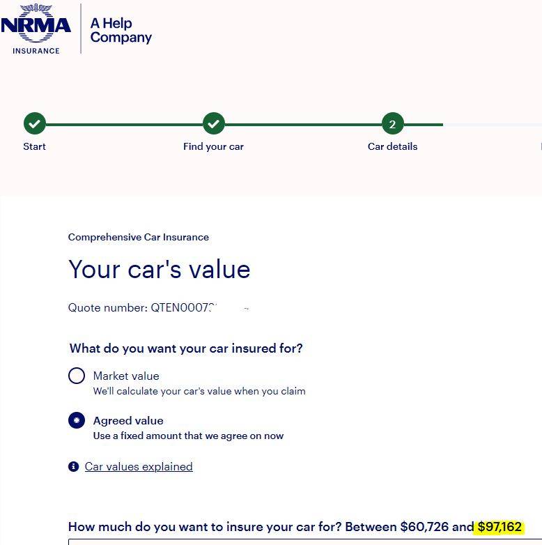 S650 Mustang Insurance for 2024 S650 Mustang NRMA Auto.JPG