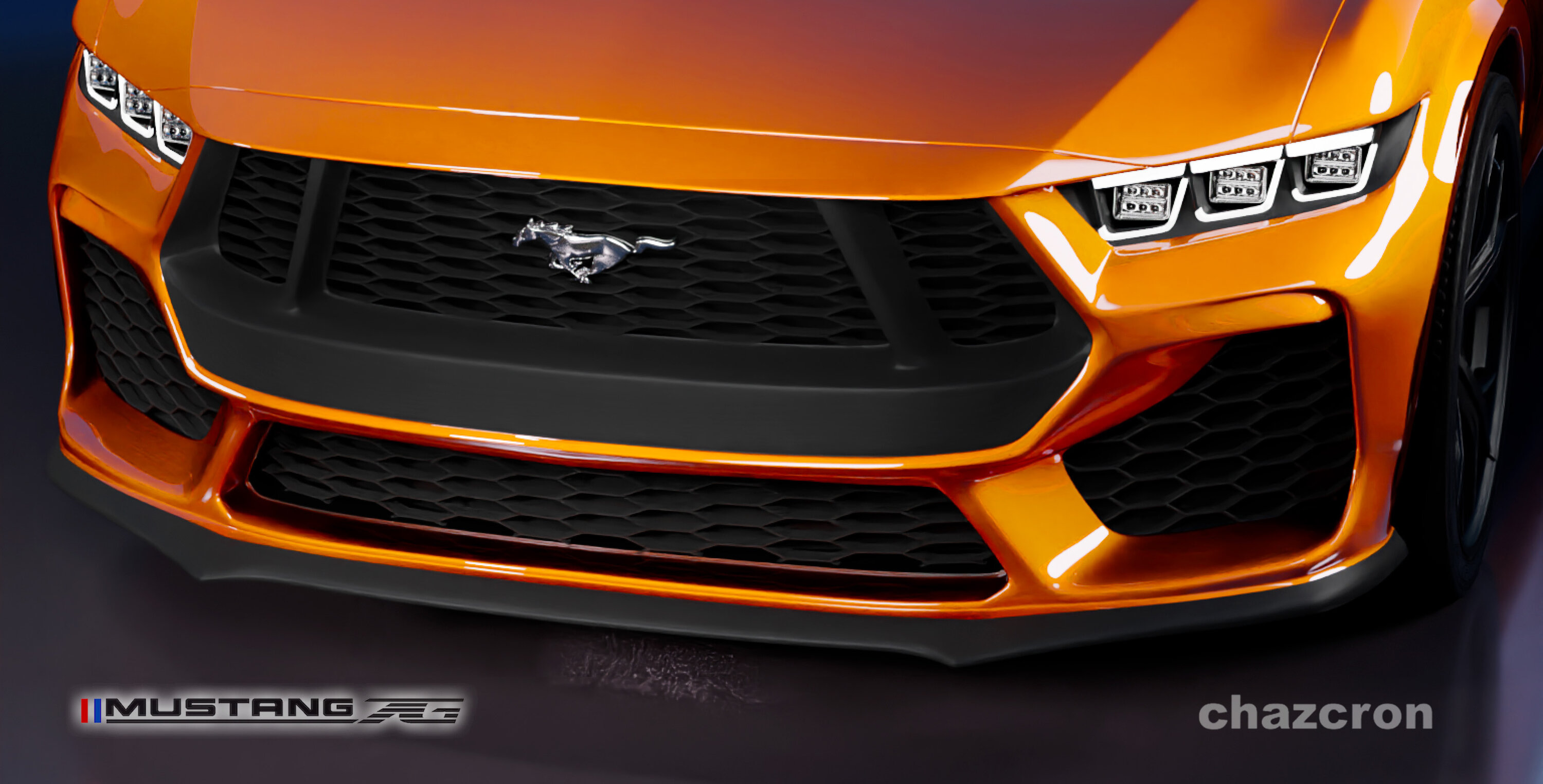 S650 Mustang chazcron weighs in... 7th gen 2023 Mustang S650 3D model & renderings in several colors! ORanGo