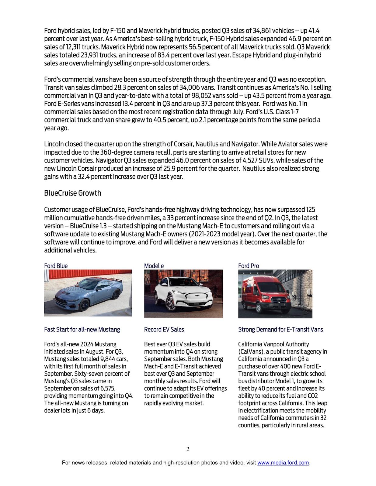 S650 Mustang Mustang September 2023 Sales & Production: 6,575 Sold / 7,759 Produced page 2