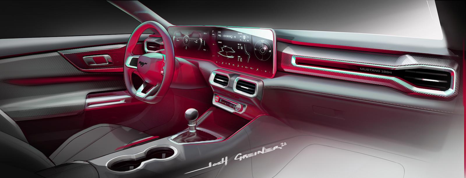 S650 Mustang S650 Mustang Design Sketches, Proposals, Modeling (Exterior + Interior) PassView