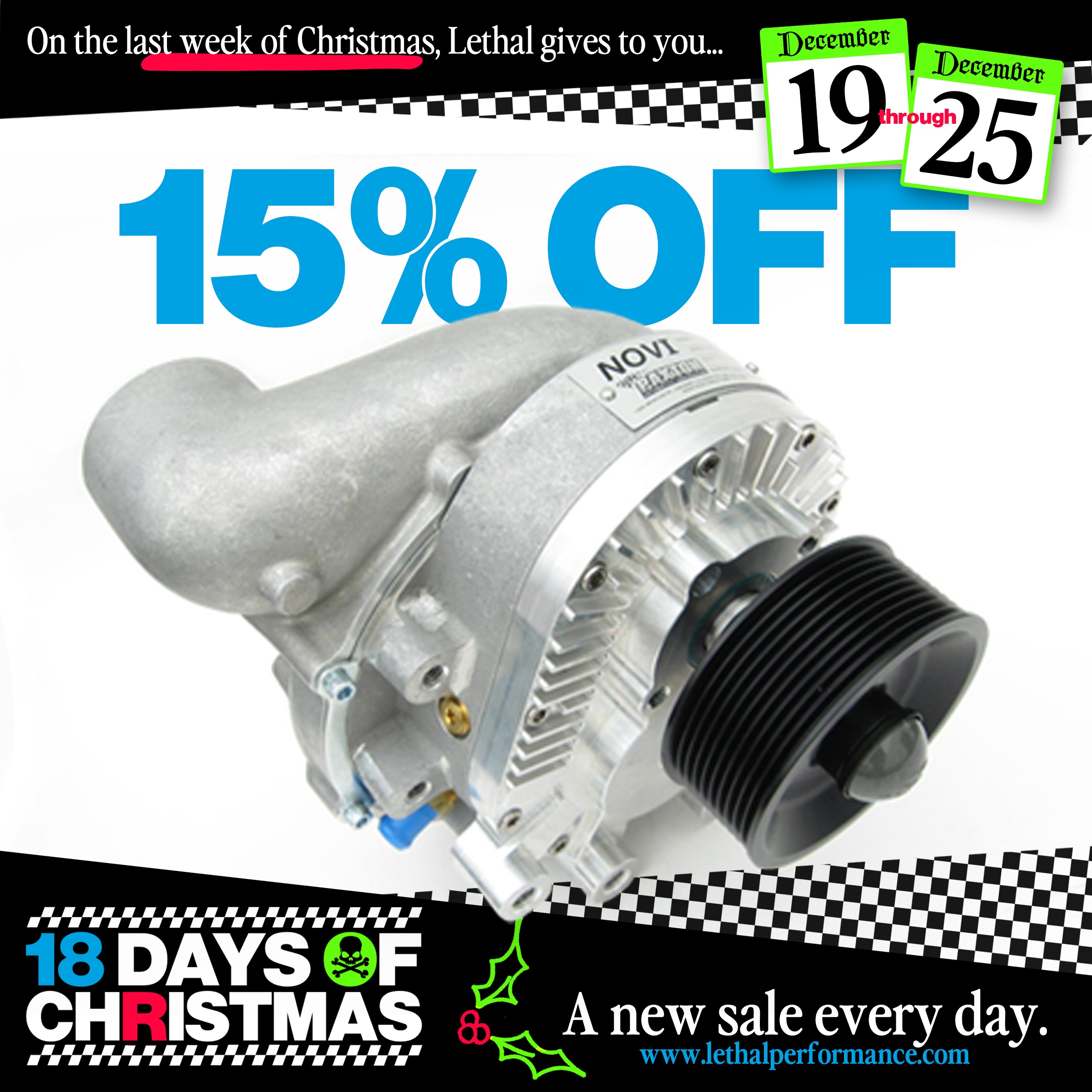 S650 Mustang Lethal Perfomance's 18 Days of Christmas SALES START NOW!! Paxton