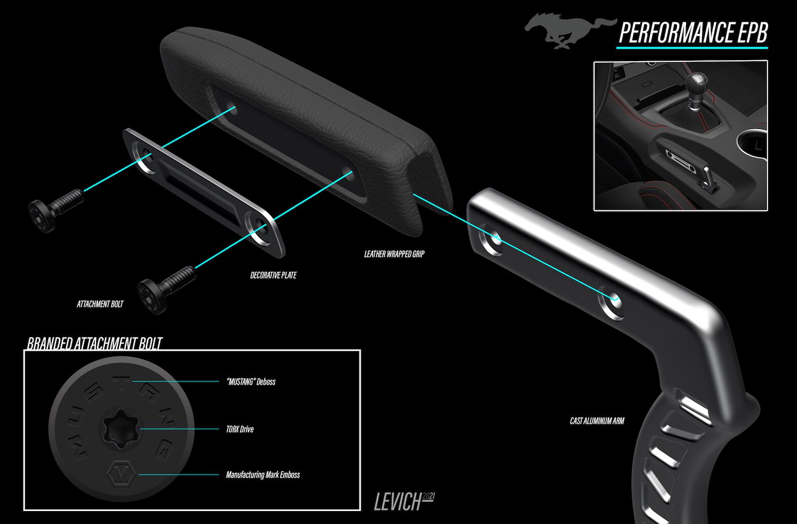 S650 Mustang S650 Mustang Design Sketches, Proposals, Modeling (Exterior + Interior) PEPB Exploded View 4-14-2021