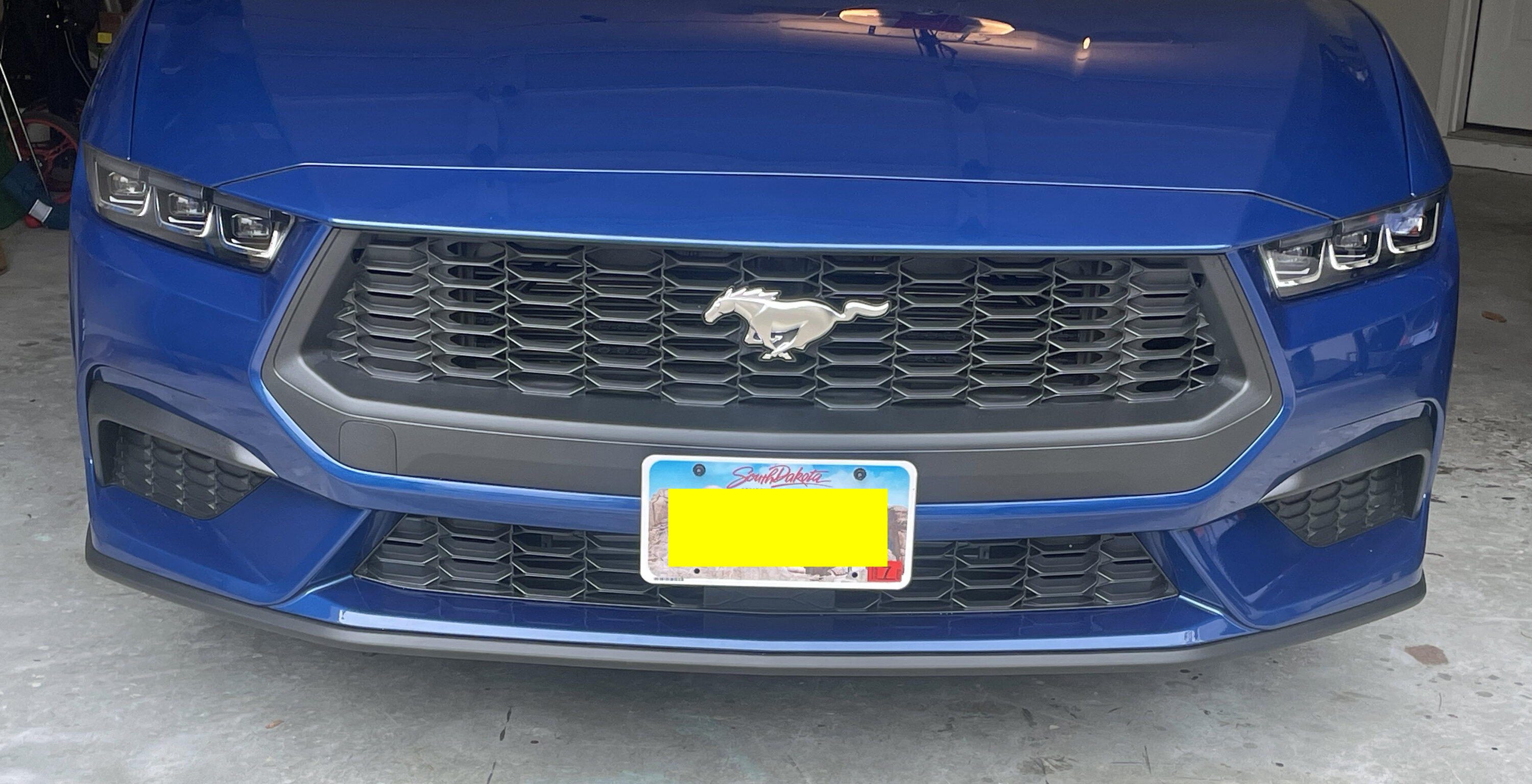 S650 Mustang 2024 GT With Co-Pilot360 Assist - Craig's Custom Mustang License Plate Bracket? Plate Bracket copy