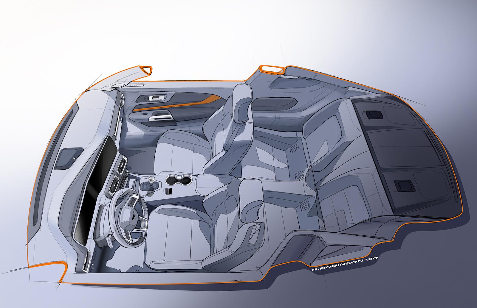 S650 Mustang S650 Mustang Design Sketches, Proposals, Modeling (Exterior + Interior) press 3