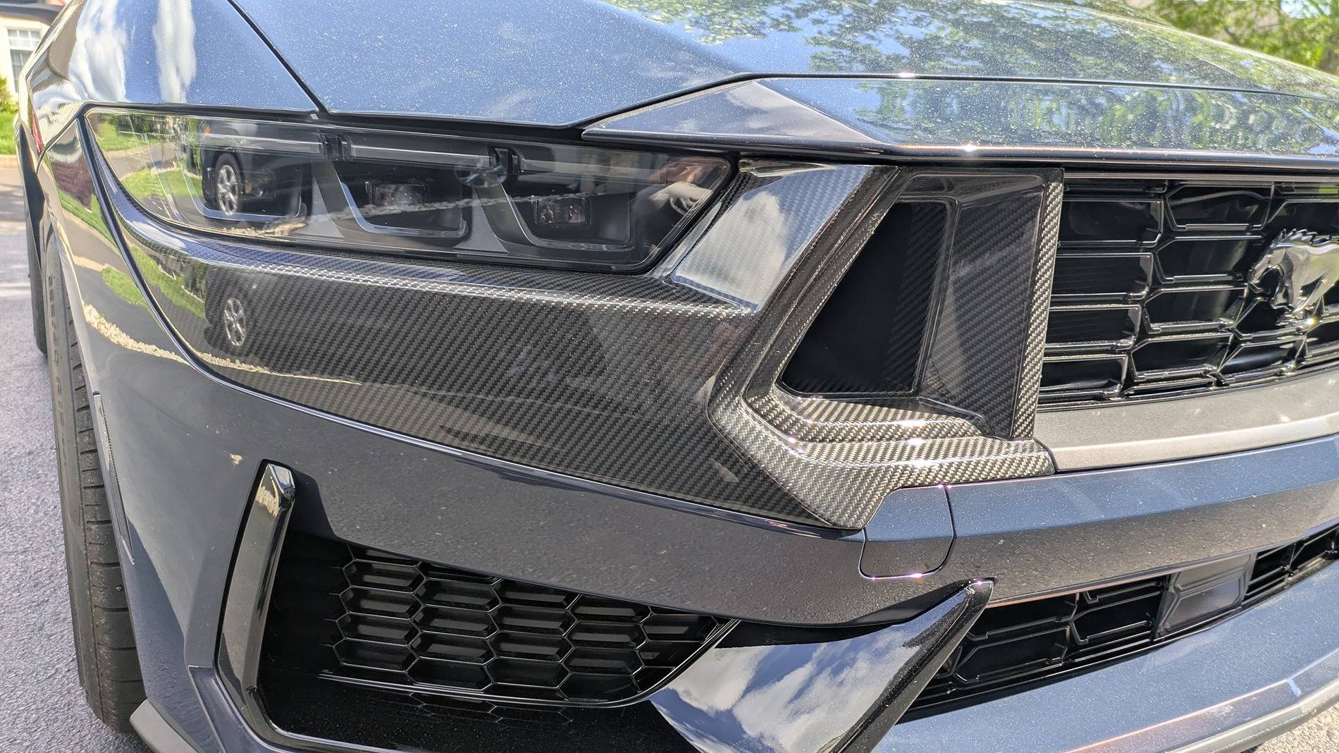 S650 Mustang Dark Horse with Steeda H pipe and Vibrant 12 inch Resonators PXL_20250518_194556160