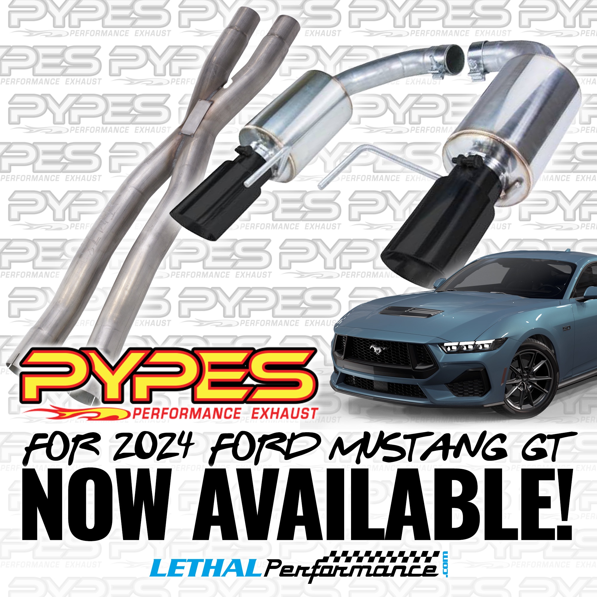 S650 Mustang Pypes Performance Exhaust NOW AVAILABLE for 2024 Mustang!! pypes for 2024 mustang gt 2