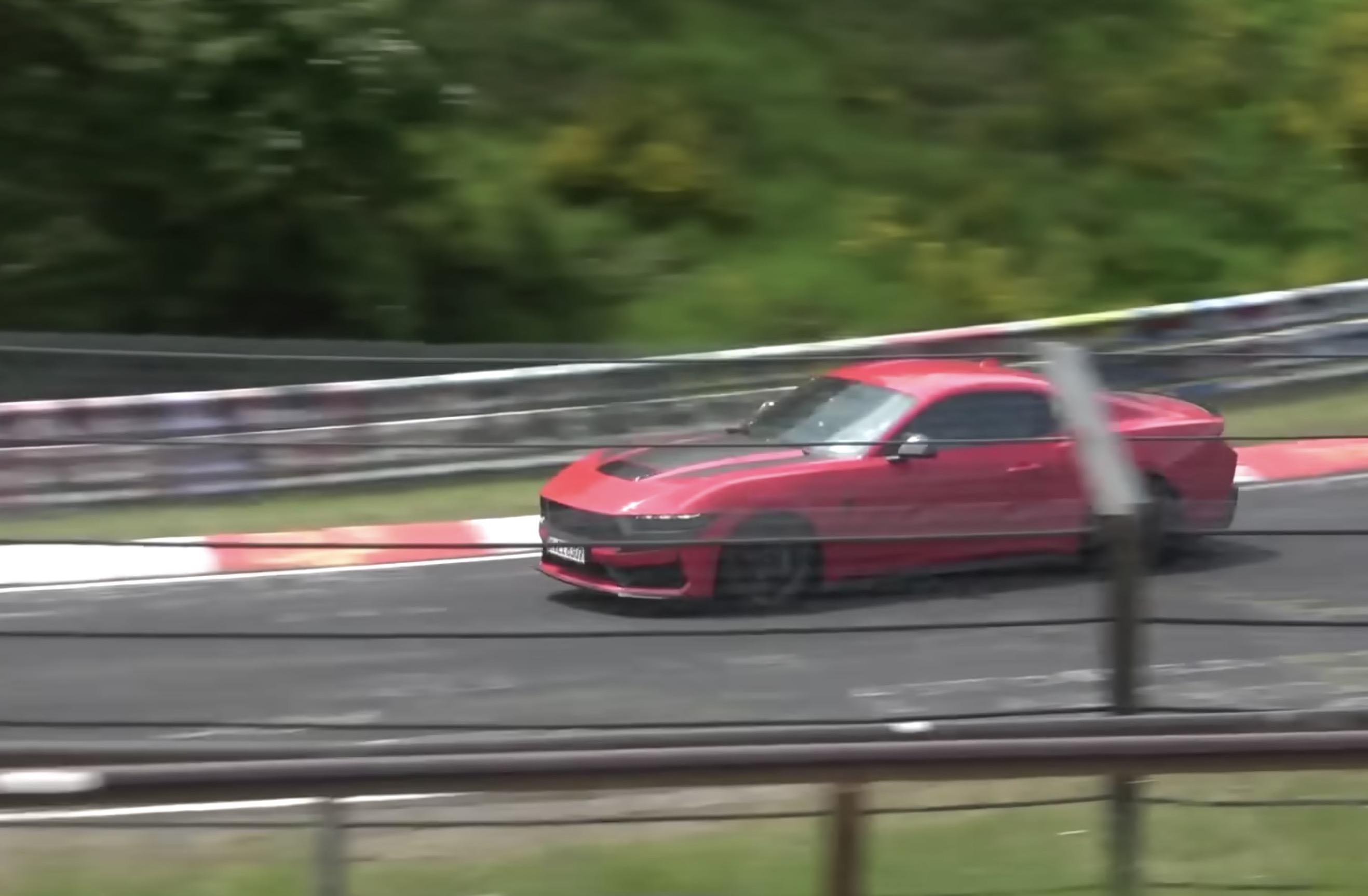 S650 Mustang Official RACE RED Mustang S650 Thread Race Red Dark Horse Mustang on Nurburgrin