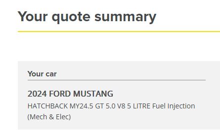S650 Mustang Insurance for 2024 S650 Mustang RACV Hatchback.JPG