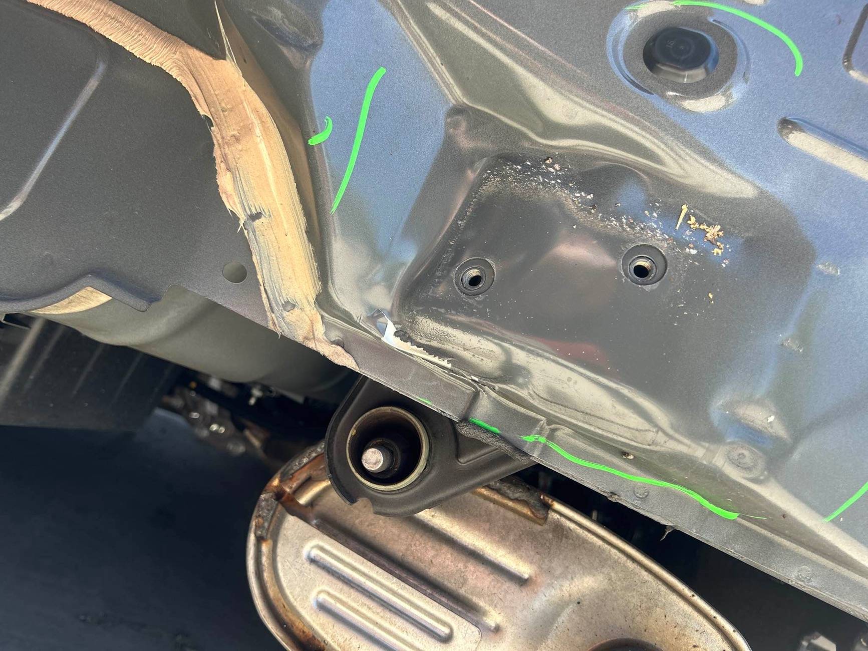 S650 Mustang Got into a hit and run, insurance estimates at $4700 damages, body shop is $7600. I want to get it fixed. How does the repair process work? rear body..reinforment_06