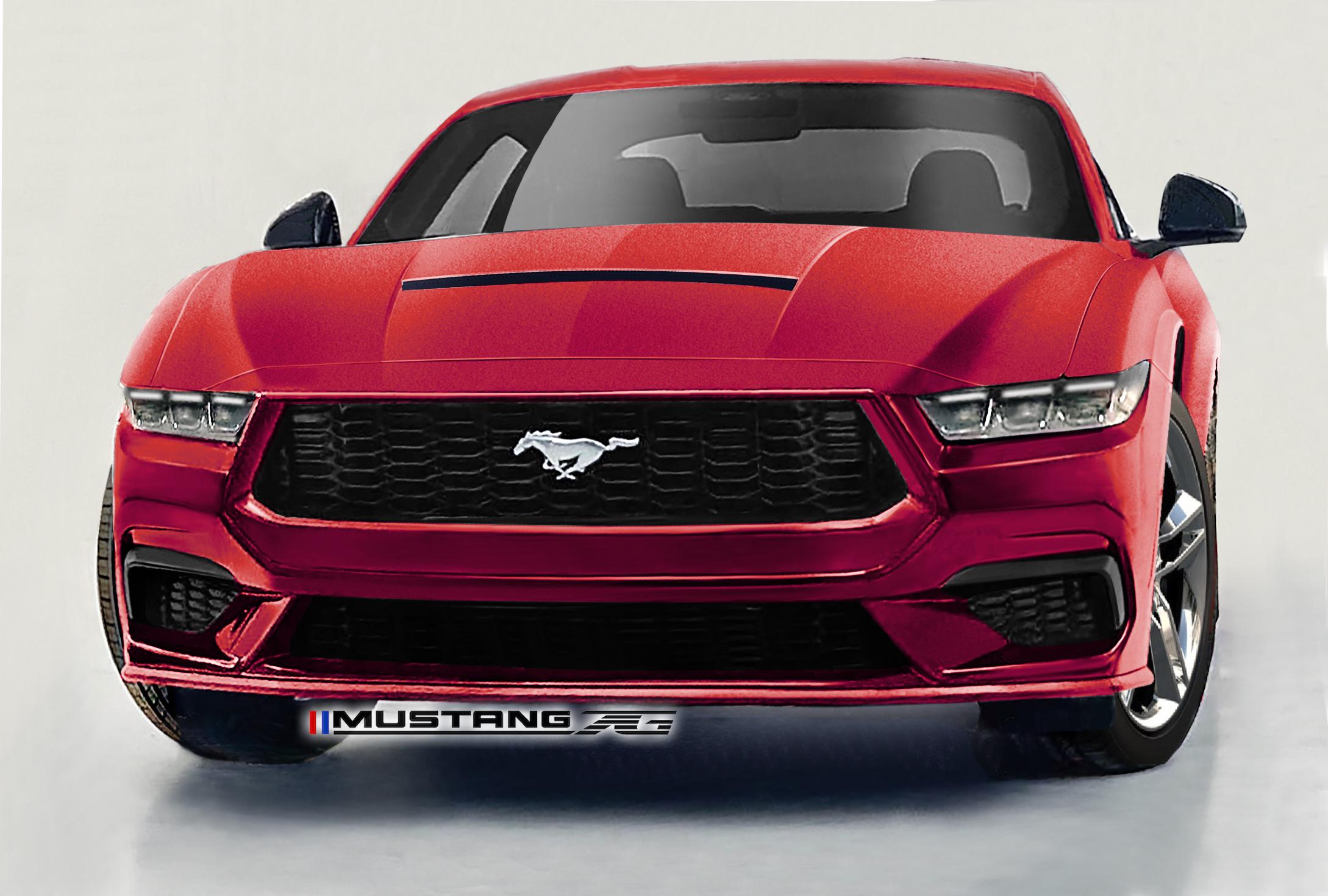 S650 Mustang chazcron weighs in... 7th gen 2023 Mustang S650 3D model & renderings in several colors! Red-S650-Mustang-M7G