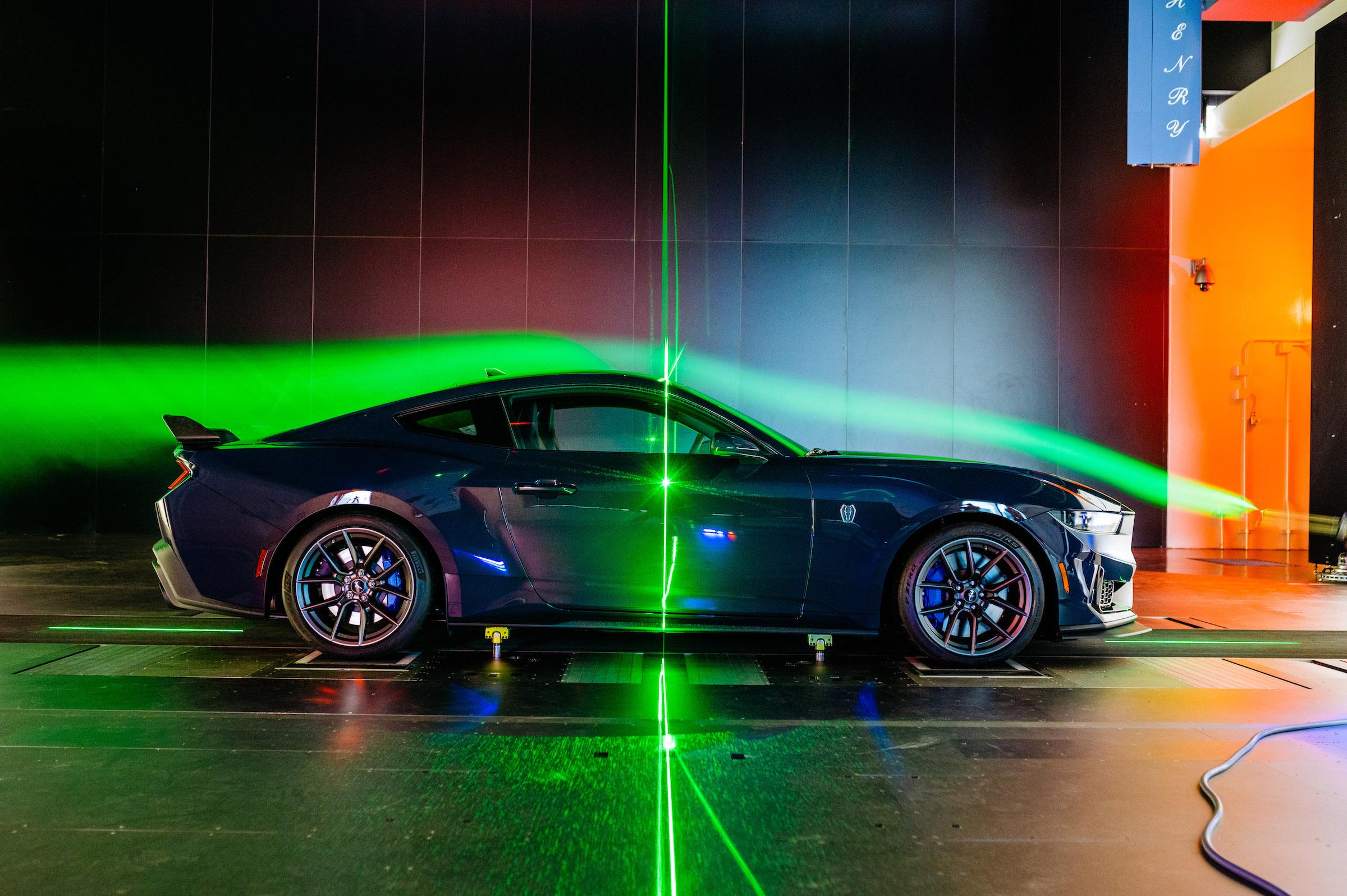 S650 Mustang Mustang Dark Horse Was Shaped by Ford's New Cutting Edge 200 MPH Wind Tunnel Rolling Road Wind Tunnel_Mustang Dark Horse_01