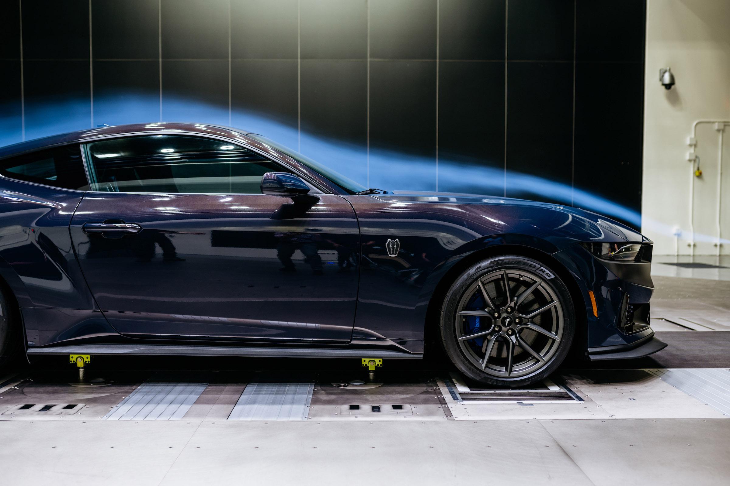 S650 Mustang Mustang Dark Horse Was Shaped by Ford's New Cutting Edge 200 MPH Wind Tunnel Rolling Road Wind Tunnel_Mustang Dark Horse_08