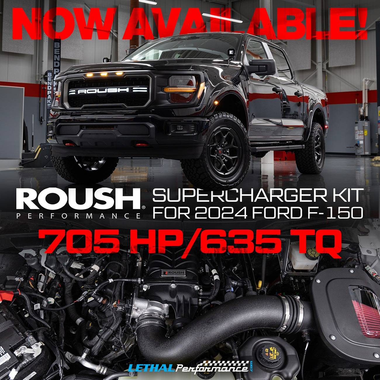 S650 Mustang Roush Supercharger Kit for the 2024 F-150's! roush 2024 f150