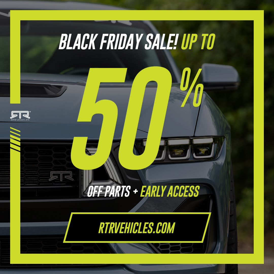 S650 Mustang RTR Vehicles Black Friday Deals // Up to 50% off! RTRBlackFriday2023-RTRV.com