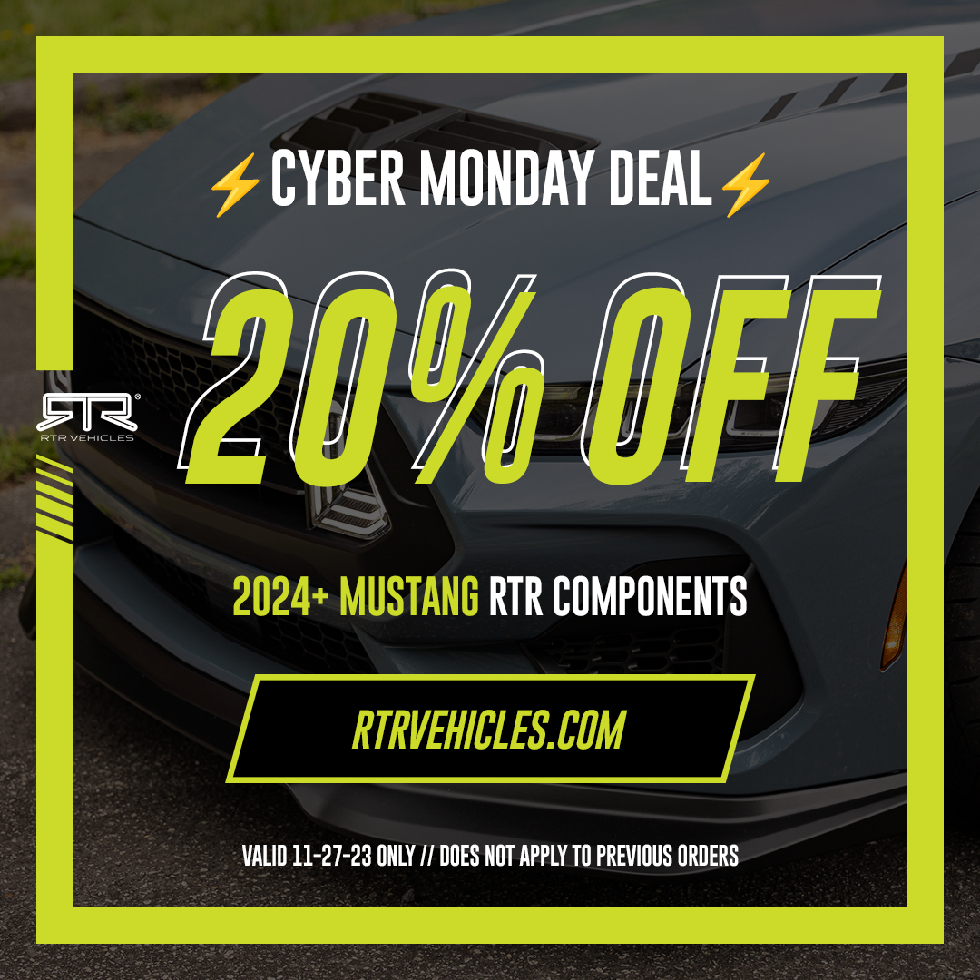 S650 Mustang Cyber Monday Deal! // RTR Vehicles RTRCyberMonday2023FEED