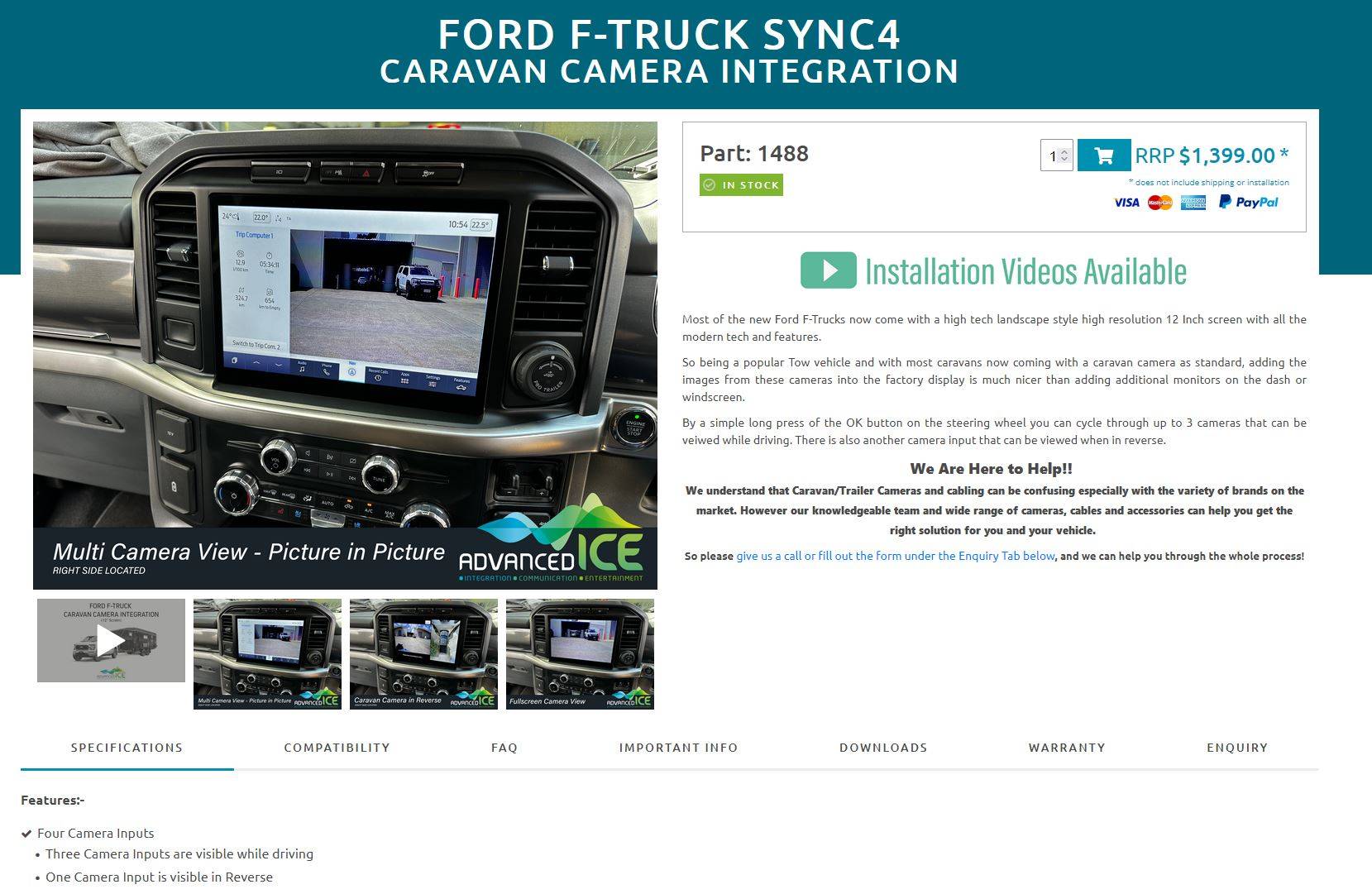 S650 Mustang 2024 Mustang Front Camera System from Naviplus S4A2.JPG