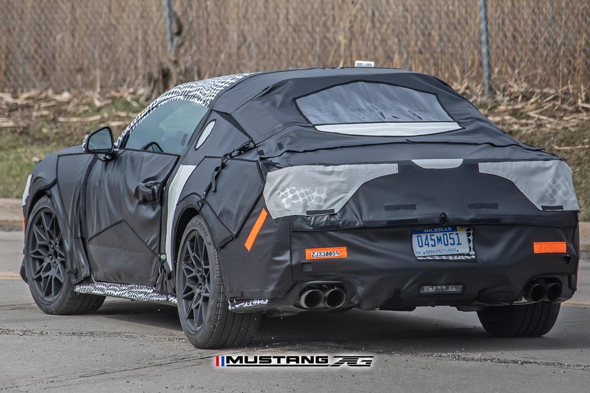 S650 Mustang S650 Mustang INTERIOR First Look Spyshots! + More Exterior Shots S650 2023 Mustang EcoBoost Interior Spyshot 1