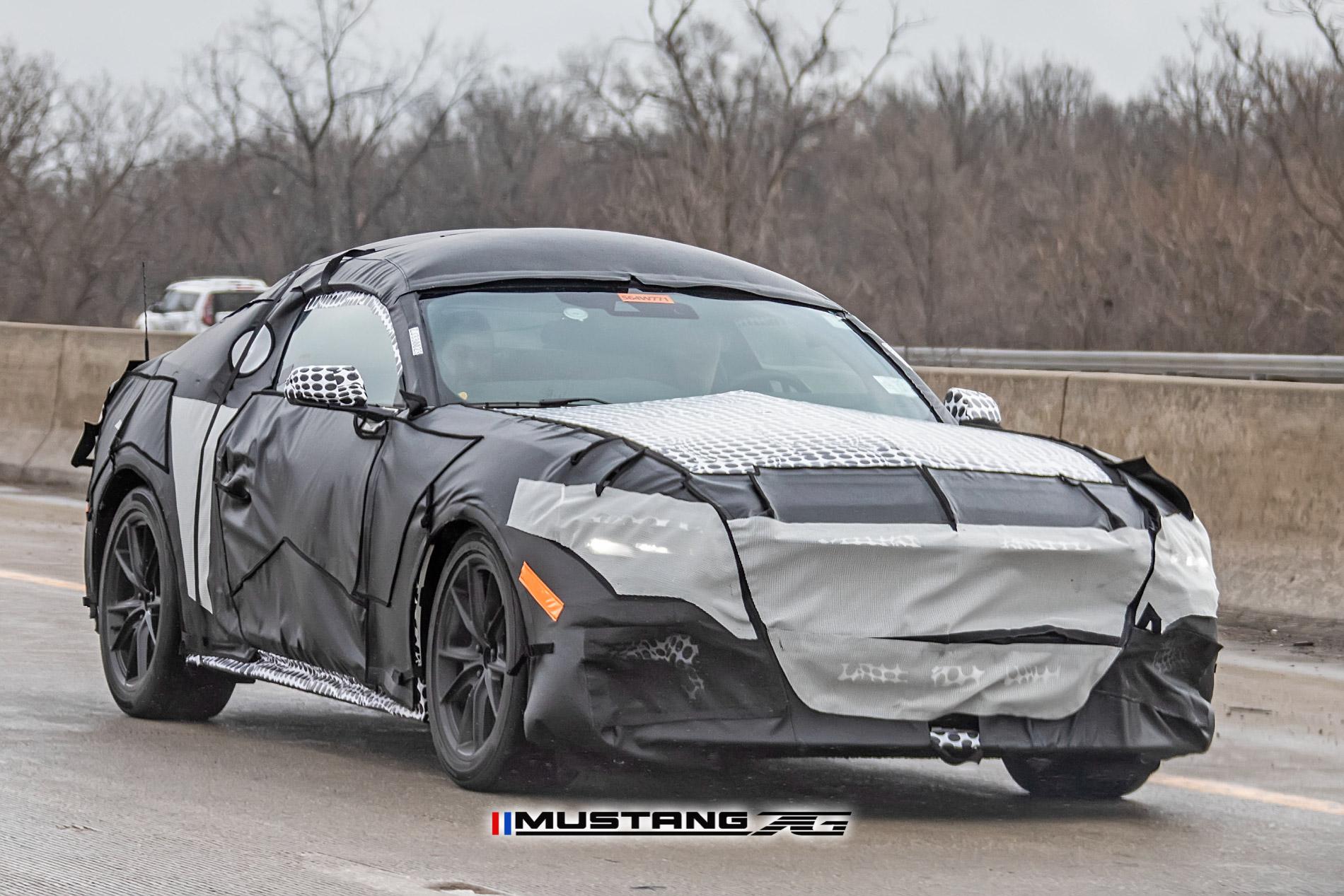 S650 Mustang S650 Mustang INTERIOR First Look Spyshots! + More Exterior Shots S650 2023 Mustang EcoBoost Interior Spyshot 2