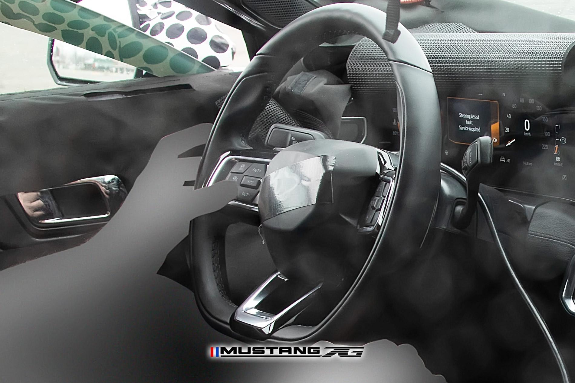 S650 Mustang S650 Mustang INTERIOR First Look Spyshots! + More Exterior Shots S650 2023 Mustang EcoBoost Interior Spyshot 28