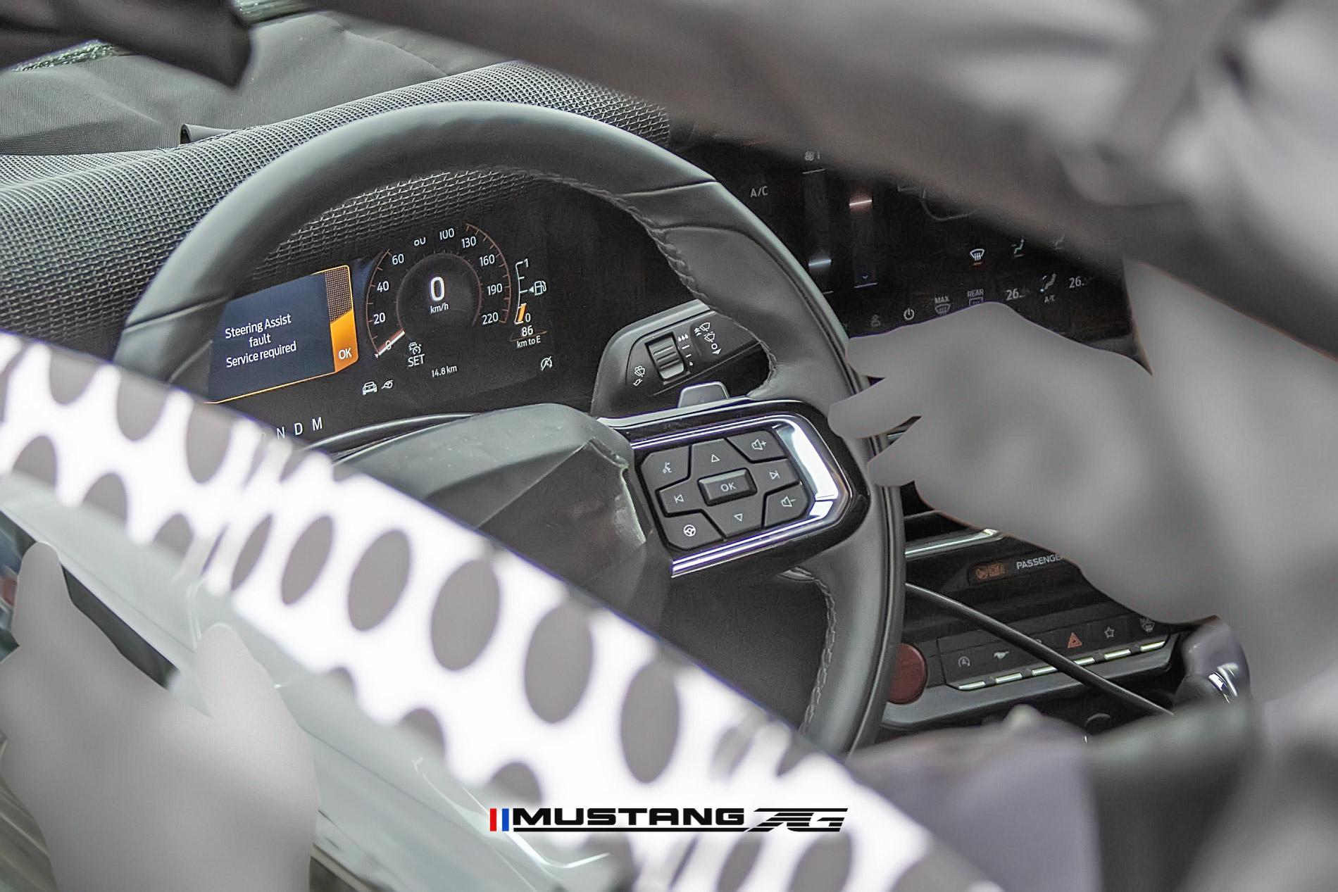 S650 Mustang S650 Mustang INTERIOR First Look Spyshots! + More Exterior Shots S650 2023 Mustang EcoBoost Interior Spyshot 33