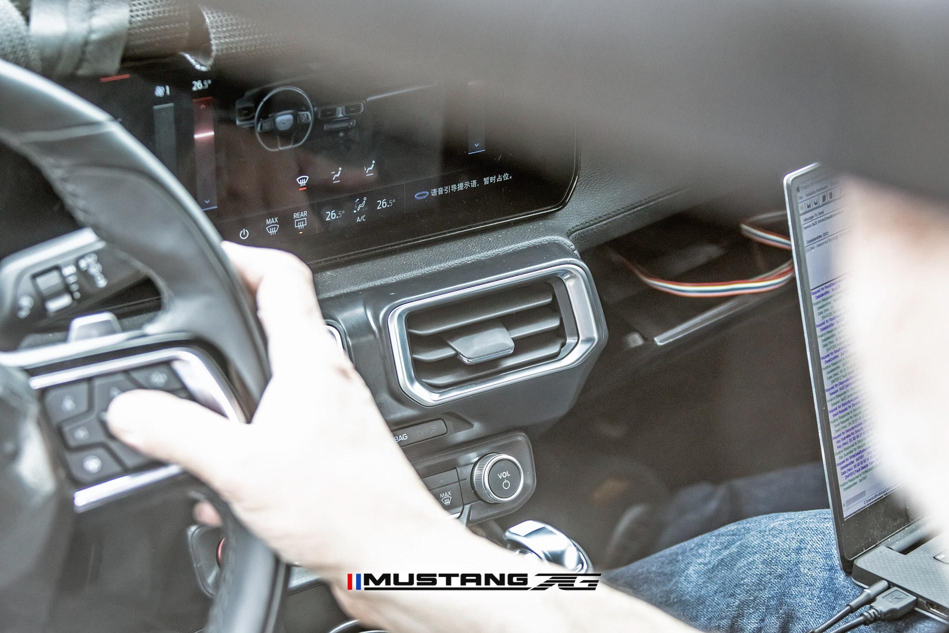 S650 Mustang S650 Mustang INTERIOR First Look Spyshots! + More Exterior Shots S650 2023 Mustang EcoBoost Interior Spyshot 39