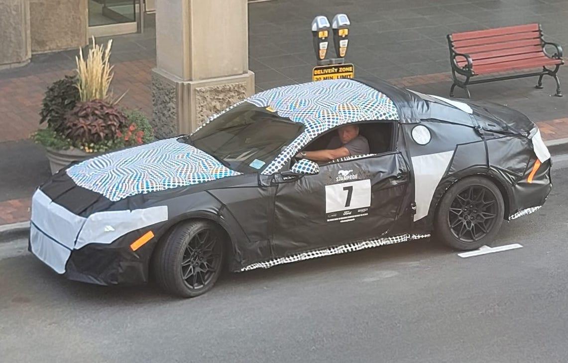 S650 Mustang Ford drops more covered S650 Mustang pics ahead of next week's reveal! s7ampede-3-jpg-
