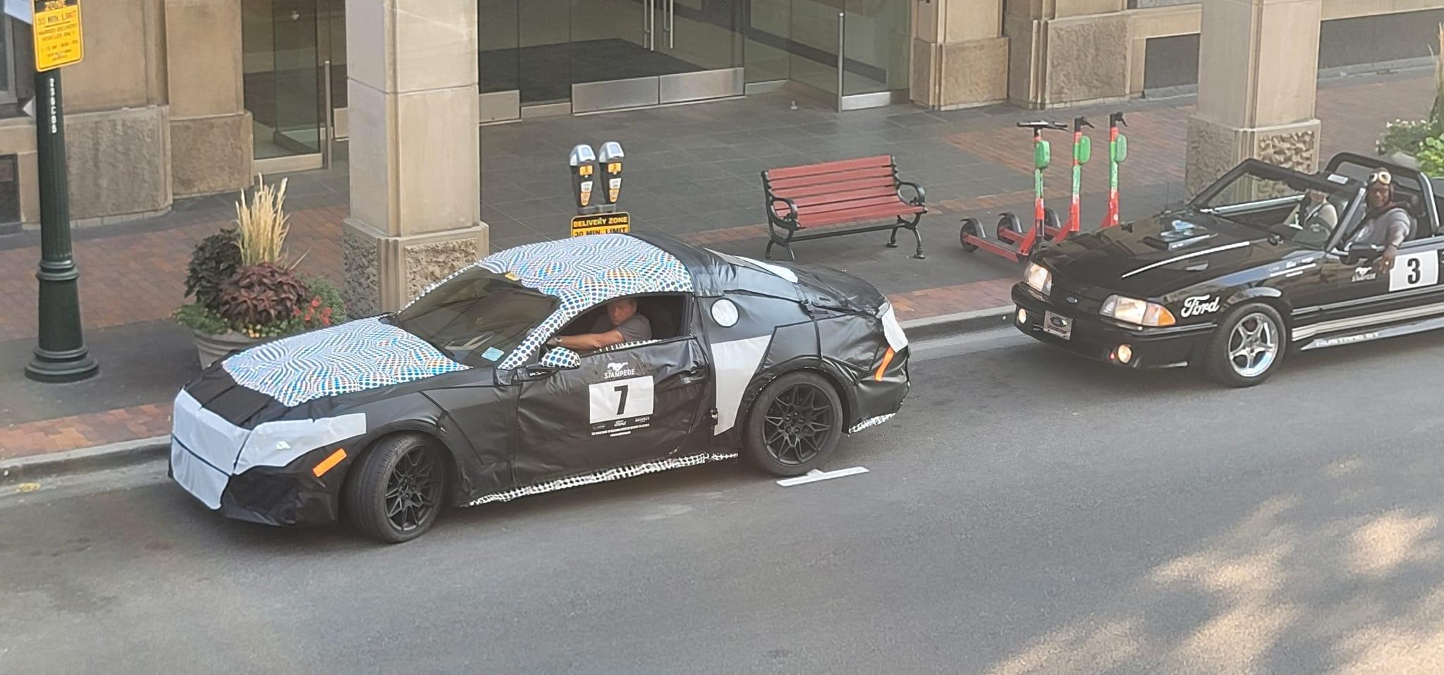 S650 Mustang Ford drops more covered S650 Mustang pics ahead of next week's reveal! s7ampede-3-