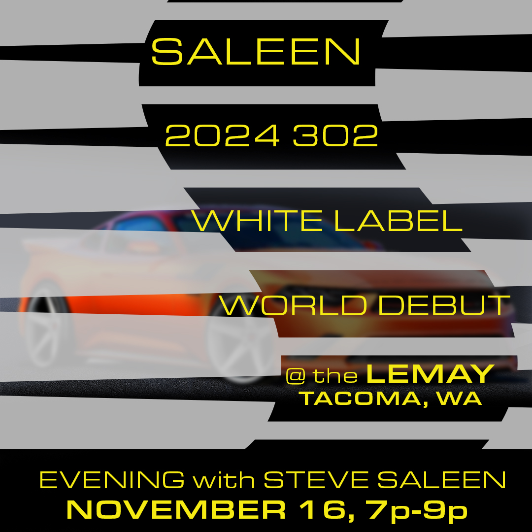 S650 Mustang 2024 S650 Saleen 302 White Label Debuts November 16th Saleen White Label