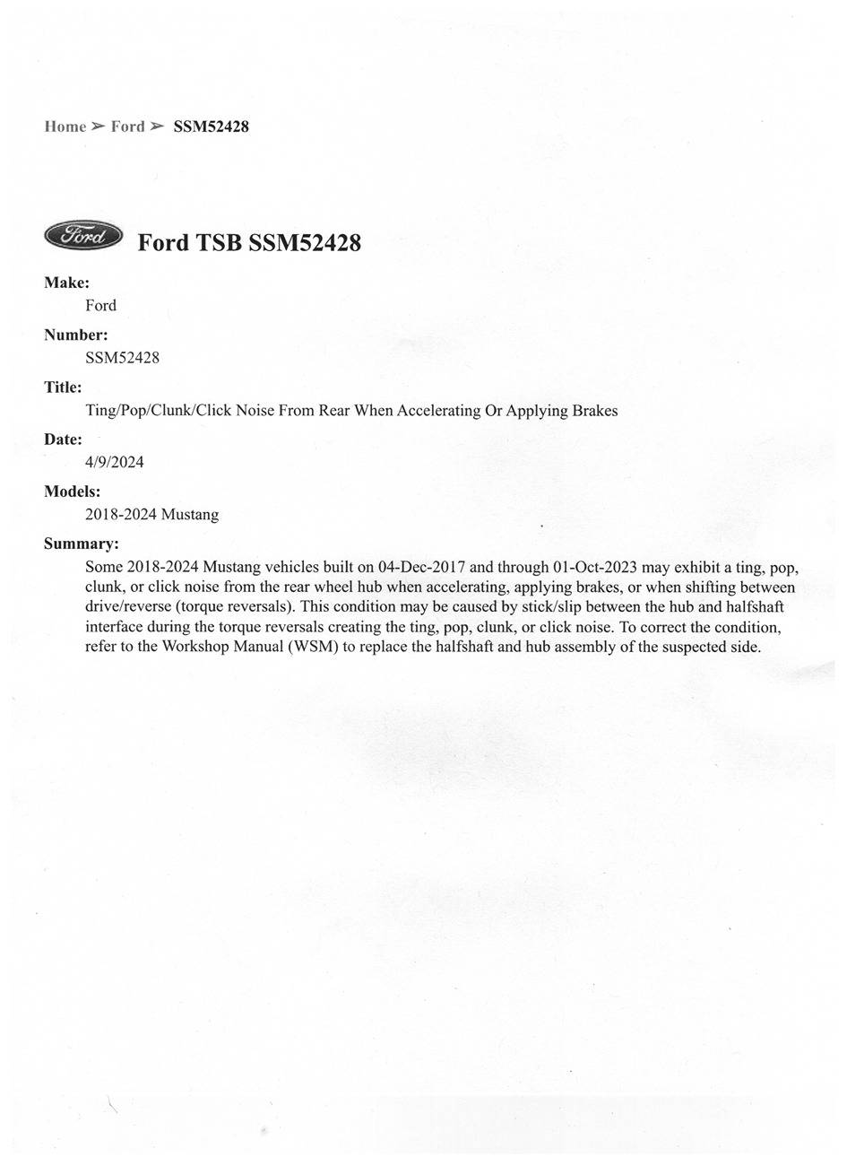 S650 Mustang Too Many Issues for a New Car? Scan_20250407