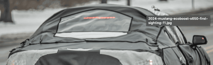 S650 Mustang 2024 Mustang EcoBoost (S650) First Sighting! Screen Shot 2022-02-09 at 2.08.17 PM