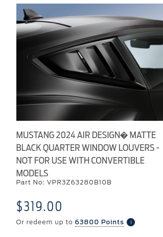 S650 Mustang Ford Accessories Live for 2024 Mustang Screenshot 2023-05-17 5.03.28 PM