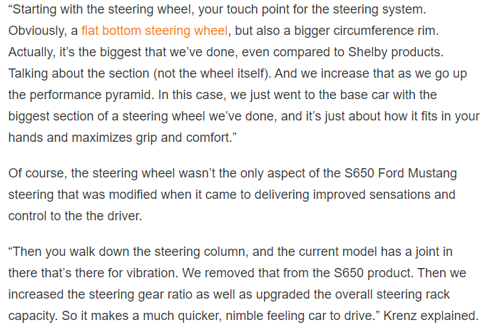 S650 Mustang Info on Suspension Geometry changes S550->S650 Screenshot 2023-06-26 093203